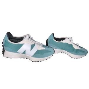 New Balance 327 New Spruce NWOB 9M/10.5W Teal 70s Retro Suede Quiet Cool SS26